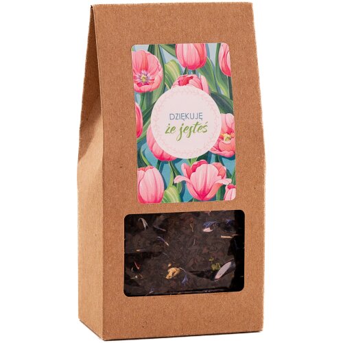 Dziękuje że Jesteś w opakowaniu z okienkiem (tulipany) - 50g. / szt.