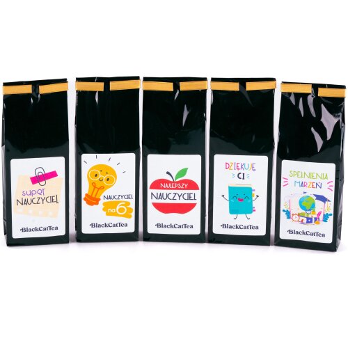 Zestaw prezentowy 5 Herbat dla Nauczycieli (5x50g) - w zielonej torebce. / szt.